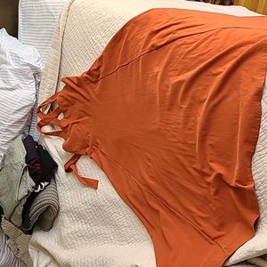 Listicle Burnt Orange Maxi Dress